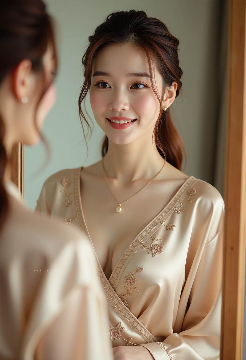 当她推开家门海报